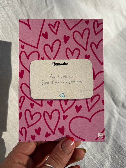 ·LOVE YOU· Postcard