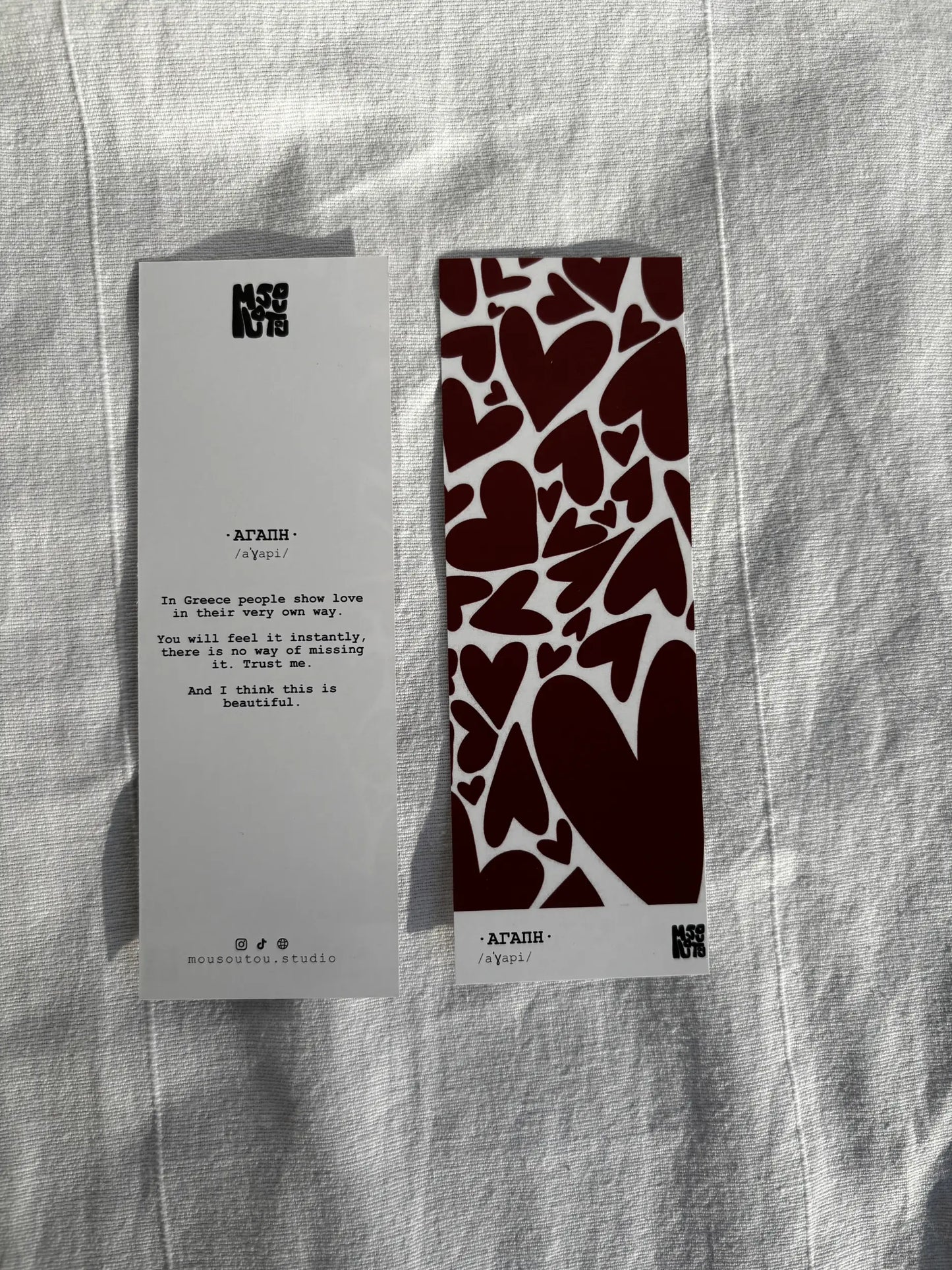 ·ΑΓΑΠΗ· Bookmark