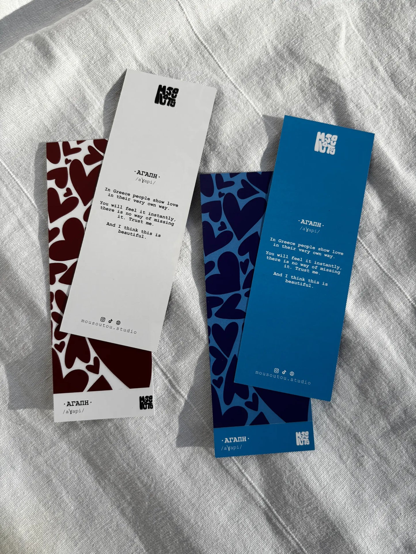 ·ΑΓΑΠΗ· Bookmark