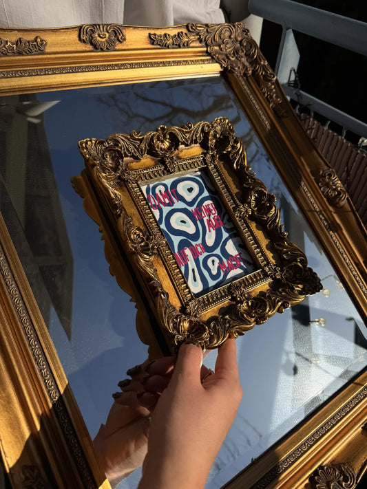 ·DAMIT KEINER AUGE MACHT·  Postcard